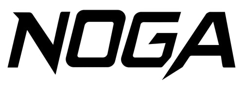 logo NOGA noir sur fond blanc
